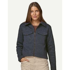 Patagonia Women's Large Better Sweater® Zippered Fleece Chore Jacket Pitch‎ Blue